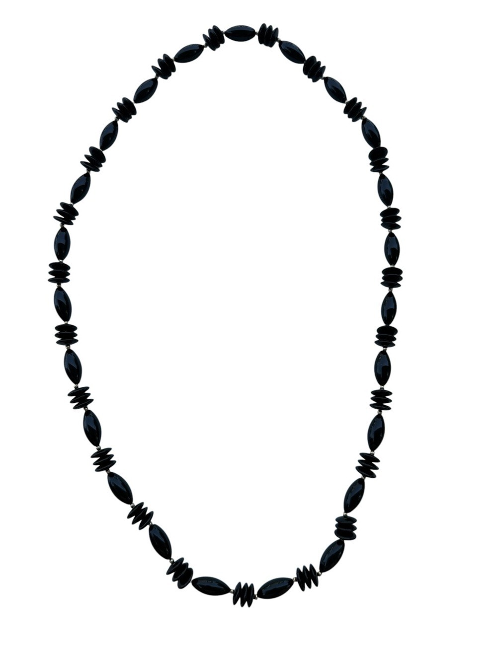 Black Beaded Necklace Women's Jewelry